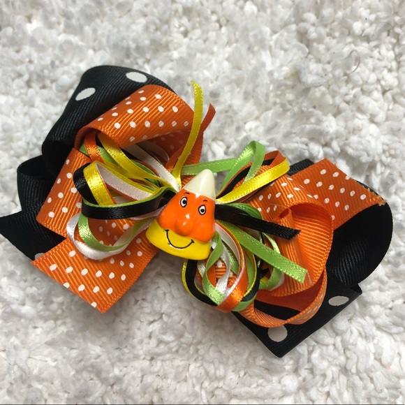 NWOT Halloween 🎃 Holiday Girls Bow/Hair Clip - Picture 2 of 5
